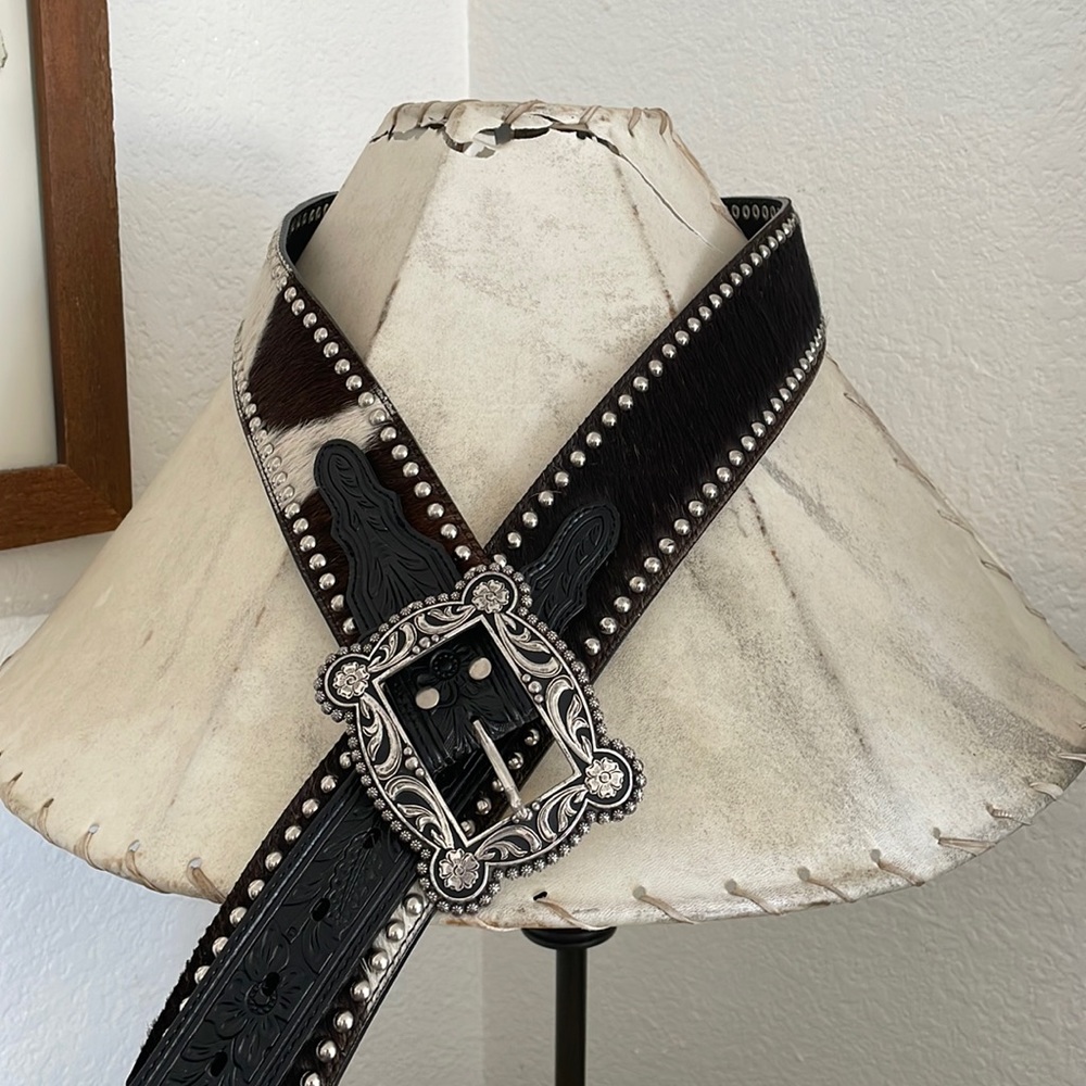 Nocona Hair On Ladies Belt